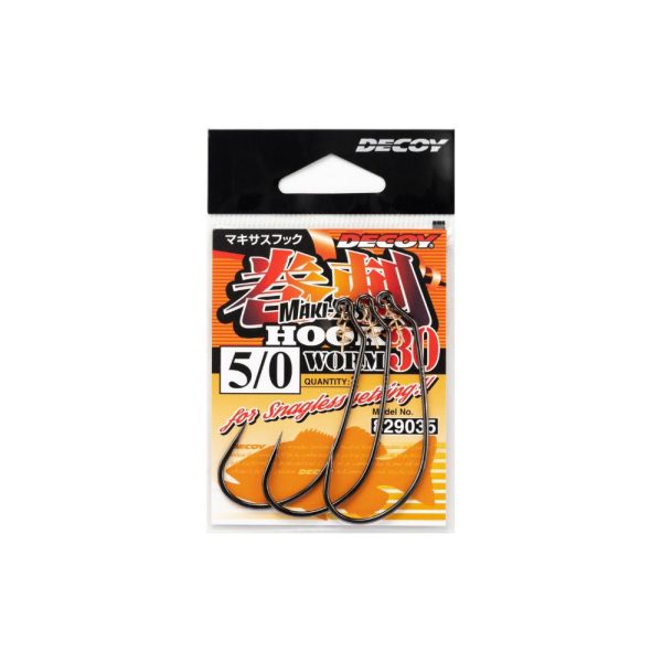Decoy Worm 30 Makisasu 1 Offset Hook 5pcs