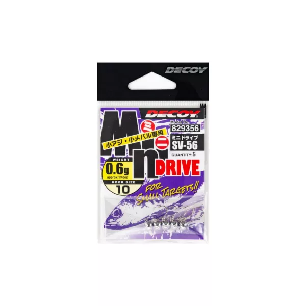 Decoy SV-56 Mini Drive #10 0.9gr Jig Head 5pcs