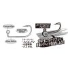 Decoy Jig51 Limerick Fine #3 Eyed Barbed Single Jig Hook 9pcs