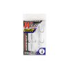 Decoy W-F35 #1 Eyed Barbed Double Hook 4pcs
