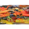 Wizard Soft Lure Mix 50pcs artificial lures + 4pcs hooks