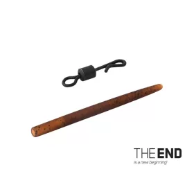   Delphin THE END Swivel Quick Link with Rubber Sleeve / 6pcs #4 / G-ROUND