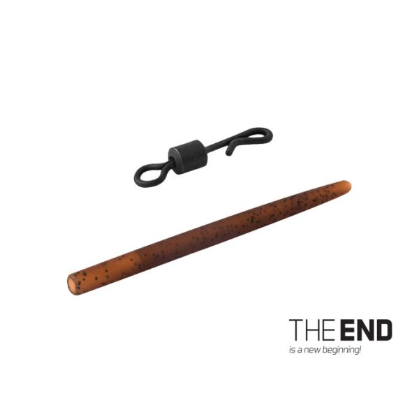 Delphin THE END Swivel Quick Link with Rubber Sleeve / 6pcs #4 / G-ROUND