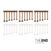 Delphin THE END Elastic Bait Stop / 36pcs 18,21,25 mm mix