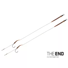 Delphin THE END Boilie rig tied hook / 2pcs 20cm/25lbs/#4