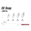 Decoy SN-14 Ex Extra Strong Snap 3 120lb Swivel 7pcs