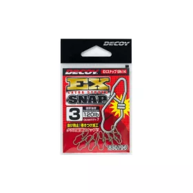 Decoy SN-14 Ex Extra Strong Snap 4 150lb Swivel 7pcs