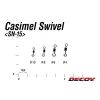 Decoy SN-15 Casimel Swivel 10 Swivel 12pcs