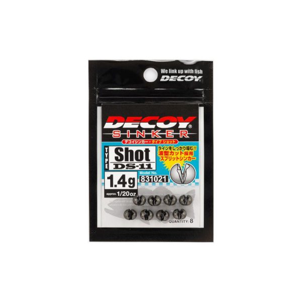 Decoy DS-11 Sinker Type Shot 0.9gr Split Shot Lead 9pcs