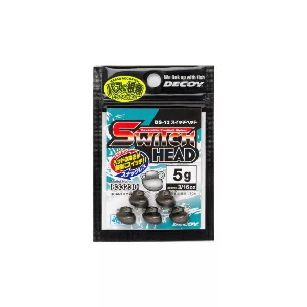 Decoy DS-13 Switch Head 14gr Jig Head Lead 3pcs