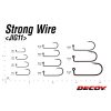 Decoy Jig11B Strong Wire Black #1/0 Eyed Barbed Single Jig Hook 9pcs