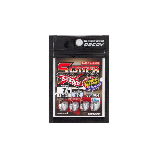 Decoy SV-48 Switch Cross #2 7gr Jig Head 4pcs