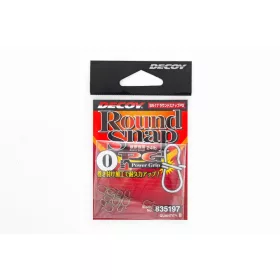 Decoy SN-17 Round Snap PG Power Grip #1 30lb Split Ring 8pcs