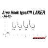 Decoy Area Type XIII Laker #8 Barbless Eyed Single Predator Hook 10pcs