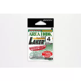   Decoy Area Type XIII Laker #6 Barbless Eyed Barbless Single Predator Hook 10pcs