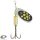 Kamasaki Blackbird Rotating Gold Dots on Black Base 1 - 4gr