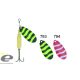 Kamasaki Parrot Rotating Black-Yellow Wavy 3 - 8gr