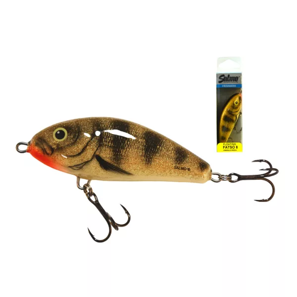 Salmo Fatso Fbf Spottedemp 8cm 21gr Wobbler