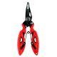 Reiva braided line cutting scissors Black-red