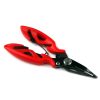 Reiva braided line cutting scissors Black-red