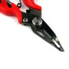 Reiva braided line cutting scissors Black-red