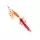 Wizard Orange Pike 4.9gr Spinner
