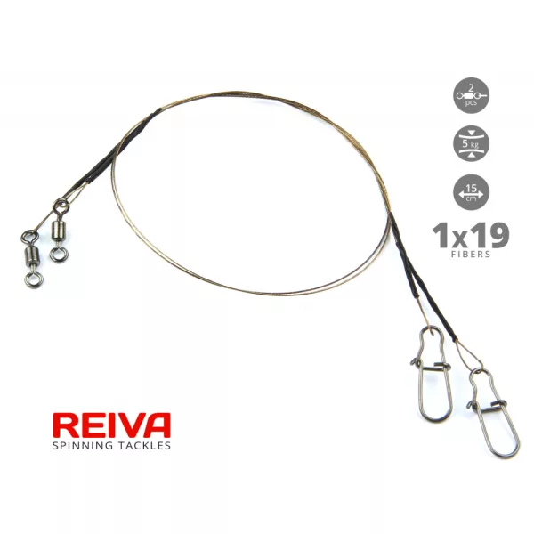 Tungsten predator leader 1x19 5kg 15cm