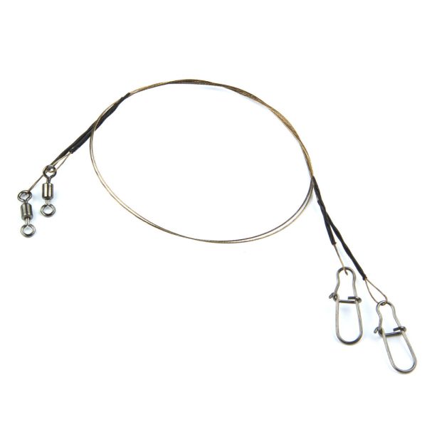 Premium tungsten leader 1x19 2pcs 20cm/0.40mm Predator leader