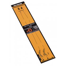   Spro Str Blow Black Rig Black 8 2pcs/pack Eyed Barbed Braided Pre-tied Hook