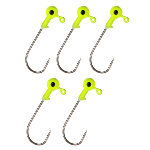 Nevis Gumihal head yellow 3/0 3gr 5pcs Jig head