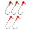 Nevis Gumihal head red 4/0 3gr 5pcs Jig head