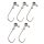 Nevis Gumihal head natural 5/0 3gr 5pcs/cs Jig head