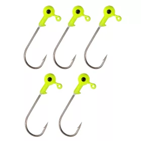 Nevis Soft bait head yellow 5/0 3gr 5pcs/pack Jig head