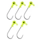 Nevis Soft bait head yellow 5/0 5gr 5pcs/pack Jig head