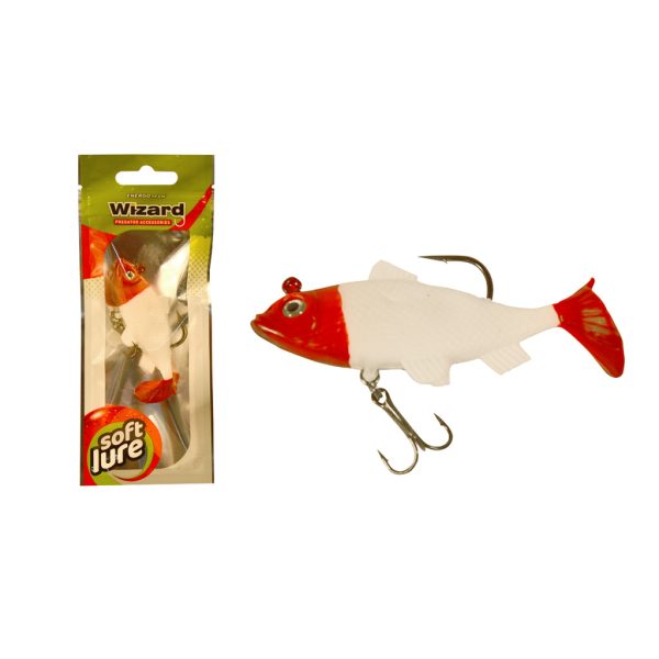 Wizard Big Perch Red Head 7,5cm Rubber lure
