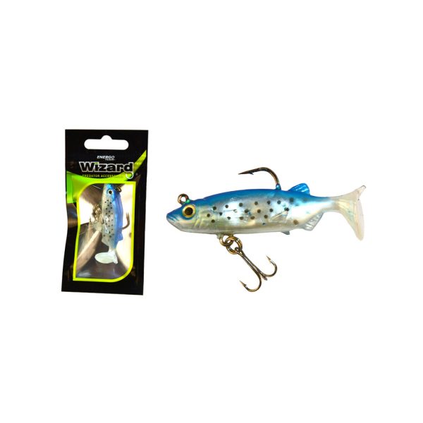 Wizard Swimbait Paddle Long 5,08cm Silverblue Rubberneck