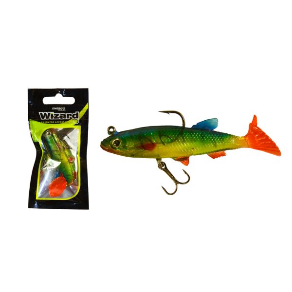 Wizard Swimbait Paddle Long 7,62cm Silverblue Rubberneck