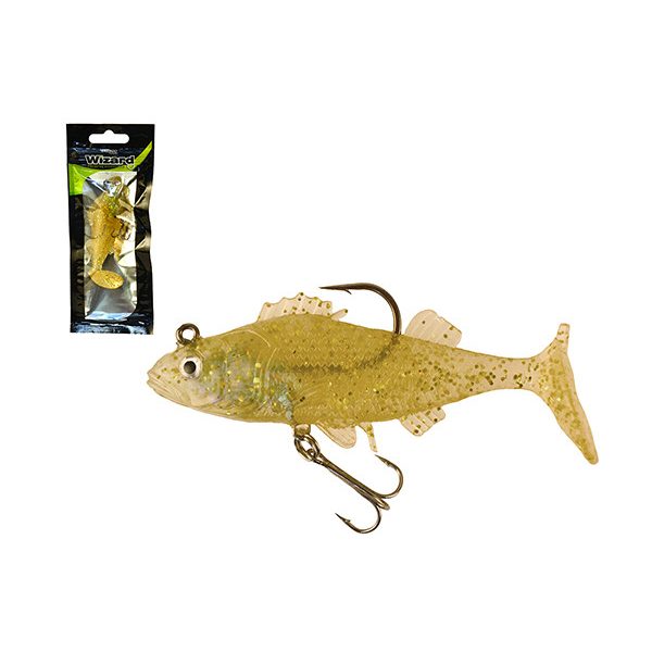 Wizard Swimbait Perch Golden-White 7,62cm Gumihal