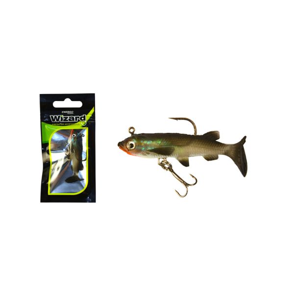 Wizard Swimbait Paddle Shad 5,08cm Hologray Rubber Fish