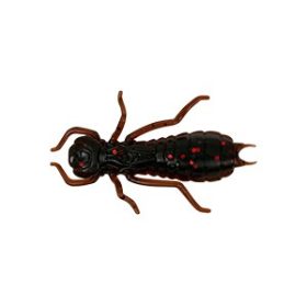 Wizard LARVA COL. 003 6PCS/BAG Rubber artificial lure