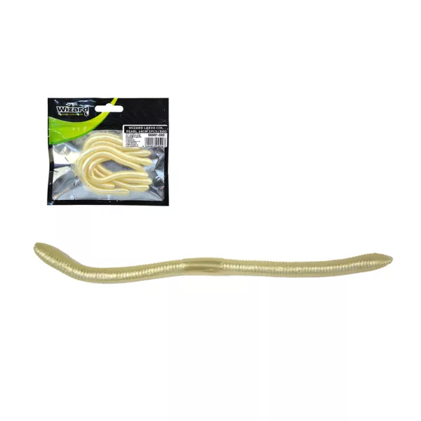 Wizard Worm Pearl 14cm Artificial Worm 5pcs