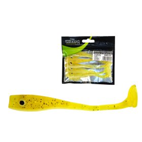Wizard Paddle Minnow Yellow 10cm Soft Bait 5pcs