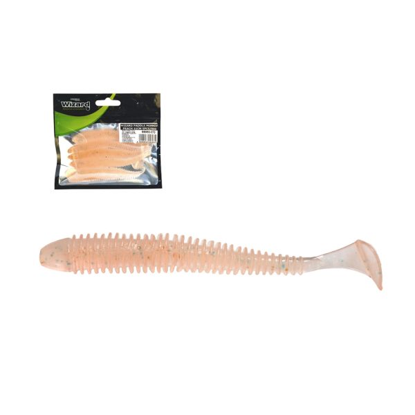 Wizard Power Minnow Peach 11cm Plastic Bait 5pcs