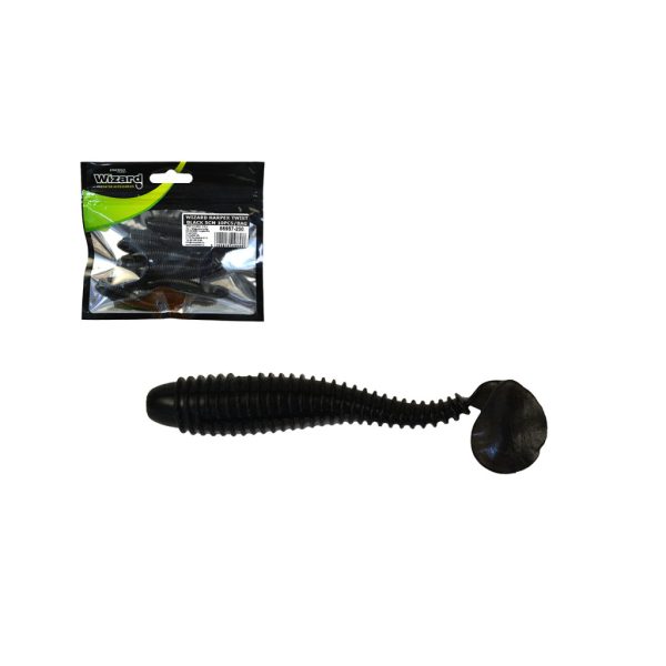 Wizard Power Minnow Black 5cm Plastic Bait 10pcs