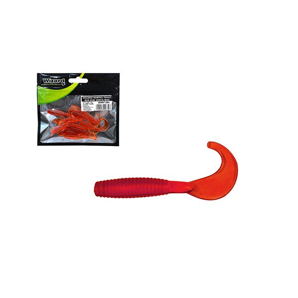 Wizard Harpex Twist Red 5cm Twister 10pcs