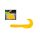 Wizard Harpex Twist Yellow 5cm Twister 10pcs
