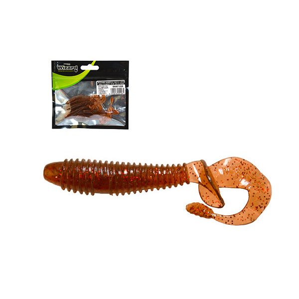 Wizard Harpex Twist Grub Pro Claret 7cm Twister 5pcs