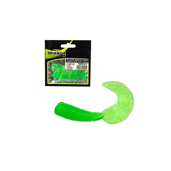 Wizard Harpex Twist Green 3cm Műcsali 15db