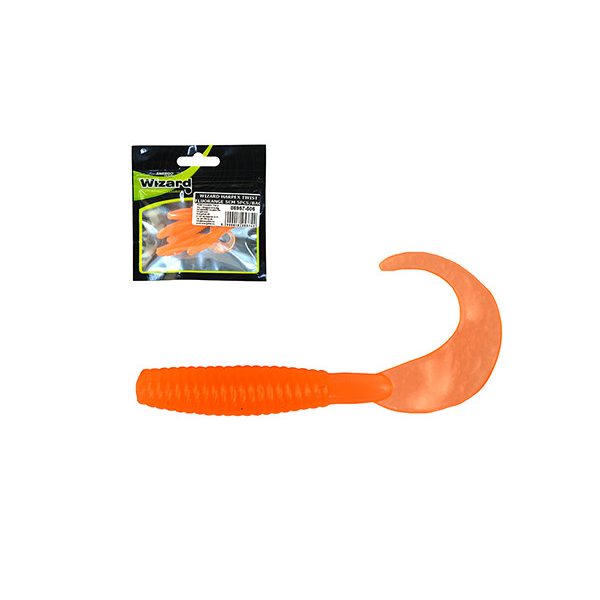 Wizard Harpex Twist Fluorange 5cm Műcsali 5db