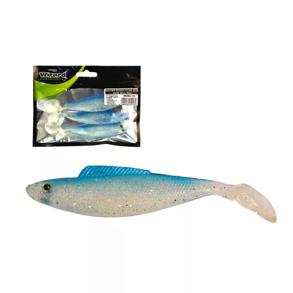Wizard Roach Clear-Blue 11cm Soft Lure 3pcs